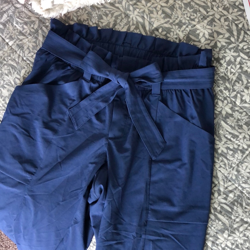 Athleta  blue high waisted, athletic pants.